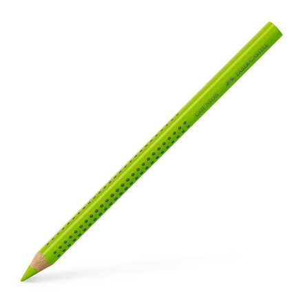 Papírenské zboží - Pastelka Jumbo Grip Neon, zelená Faber Castell 114863