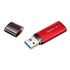 Papírenské zboží - Apacer USB flash disk, USB 3.0 (3.2 Gen 1), 64GB, AH25B, rot, AP64GAH25BR-1, USB A, mit einer Kappe