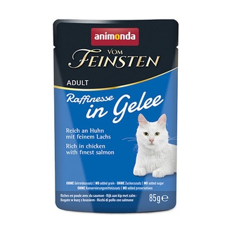 Papírenské zboží - ANIMONDA VF Raffinesse in Jelly - kuře a losos , 85 g