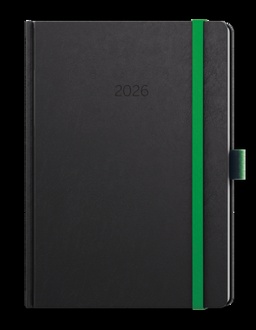 Papírenské zboží - Týdenní diář - Oskar - Nora - A5 - zelená