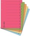 Papírenské zboží - Trennblätter zum Aufreißen, rot, Karton, DIN A4, DANAU