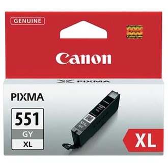 Papírenské zboží - Canon originální ink CLI551GY XL, grey, 11ml, 6447B001, high capacity, Canon PIXMA iP7250