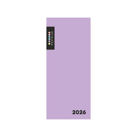 Papírenské zboží - Diář PVC týdenní 2026 PASTELINI fialová