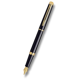 Papírenské zboží - Waterman Hémisphere Black Lacquer GT hrot F