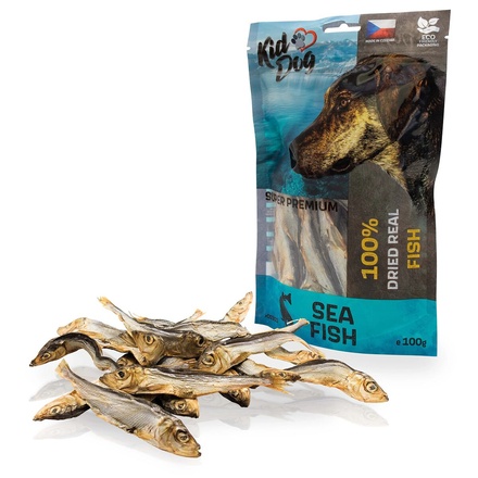 Papírenské zboží - KIDDOG SUPER PREMIUM rybičky - mořské šproty 100 g