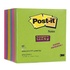Papírenské zboží - Selbstklebeblock, 76x76 mm, 100 Blatt, 3M POSTIT „Super Sticky“, gemischte Farben