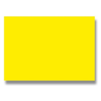 Papírenské zboží - Barevná dopisní karta Clairefontaine žlutá, A4 [25 ks]