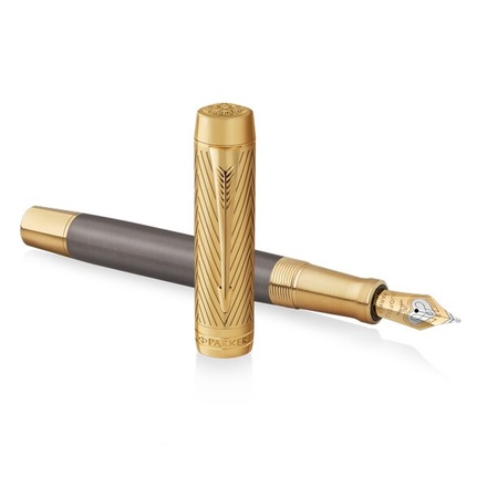 Papírenské zboží - Parker Duofold Pioneers Collection Arrow GT CNT plnicí pero hrot F