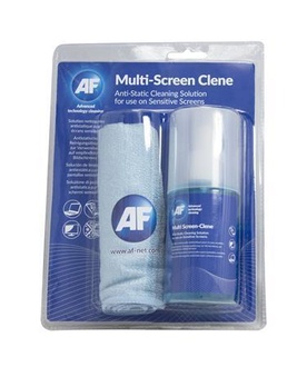 Papírenské zboží - Čistící sprej na obrazovku "Multi Screen-Clene", s mikrohadříkem a rozprašovačem, 200 ml,
