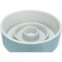 Papírenské zboží - Keramiknapf zum langsamen Füttern, Kreise, graublau 0,9 l/ o 17 cm