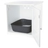 Papírenské zboží - Katzen-Toilettenschrank 49 x 51 x 51 cm weiß (z. B. 4018)