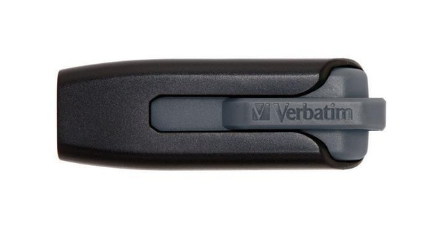 Papírenské zboží - 32GB USB Flash 3.0, 60/12 MB/sec, VERBATIM "V3", černá-šedá