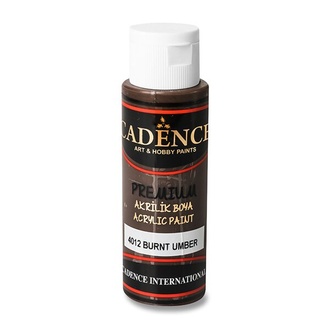 Papírenské zboží - Akrylové barvy Cadence Premium 70 ml, umbra