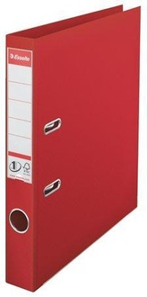 Papírenské zboží - Pákový pořadač "Standard", ochranné spodní kování, červená, 50 mm, A4, PP, ESSELTE
