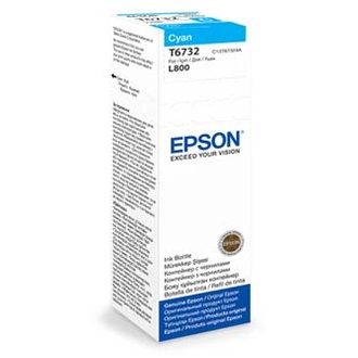 Papírenské zboží - Epson originální ink C13T67324A, cyan, 70ml, Epson L800