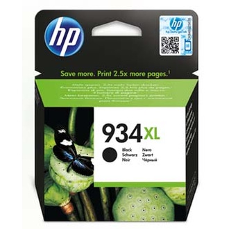 Papírenské zboží - HP originální ink C2P23AE, HP 934XL, black, 1000str., 25,5ml, HP Officejet 6812,6815,Offi