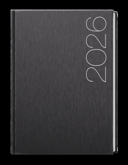 Papírenské zboží - Denní diář - David - ForMen - A5 - Black