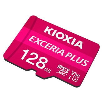 Papírenské zboží - Kioxia Paměťová karta Exceria Plus (M303), 128GB, microSDXC, LMPL1M128GG2, UHS-I U3 (Clas