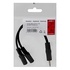 Papírenské zboží - Audio Adapter, + Gel-Mauspad, 0.2, Stereo, schwarz, Logo