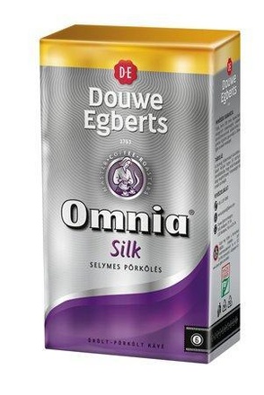 Papírenské zboží - Káva mletá, pražená, vakuově balená, 250 g, DOUWE EGBERTS "Omnia", silk