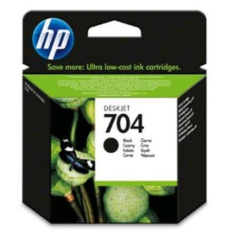 Papírenské zboží - HP originální ink CN692AE, HP 704, černá, 480str., 6mlml, HP Deskjet 2060