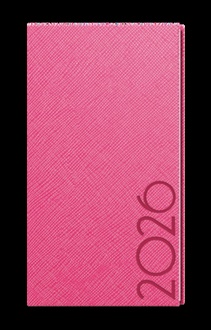 Papírenské zboží - Týdenní diář - Jakub - Tora - kapesní - růžová