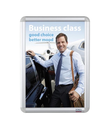 Papírenské zboží - Clip rám 25 mm A0- oblé rohy (841x1189 mm)