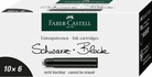 Papírenské zboží - Tintenpatronen, Standard, 6x schwarz Faber-Castell 185507