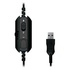 Papírenské zboží - A4Tech Bloody G570, Kophörer mit Mikrofon, Lautstärkeregelung, schwarz, Spiel-Kopfhörer, USB