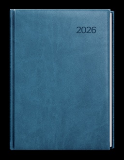 Papírenské zboží - Denní diář - David - Vivella - A5 - petrolejová