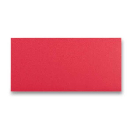 Papírenské zboží - Barevná obálka Clairefontaine červená, DL [20 ks]