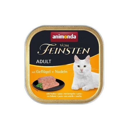 Papírenské zboží - ANIMONDA paštika ADULT - drůbež, těstoviny pro kočky 100g 