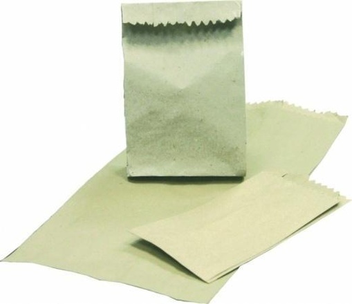 Papírenské zboží - Papírový sáček, 5 l, 500 ks - 230x440 mm