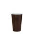 Papírenské zboží - Kaffeebecher (PP) braun/weiß durchmesser 70mm 180ml [100 St.]
