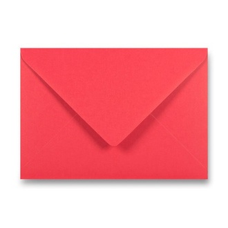 Papírenské zboží - Barevná obálka Clairefontaine červená, C5 [20 KS]
