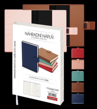 Papírenské zboží - Týdenní diář - Oskar - A5 - náhradní náplň