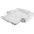 Papírenské zboží - HARVEY, Bett mit Möbelschutzfunktion, weiß/schwarz 90 x 90 cm