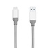 Papírenské zboží - USB Kabel (3.1), USB A M - USB C M, 0.3m, silbern, Verbatim, Box, 48868