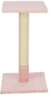 Papírenské zboží - Škrabací sloupek BEANA, 69 cm, vzorovaný plyš, starorůžová - LIMITOVANÁ NABÍDKA