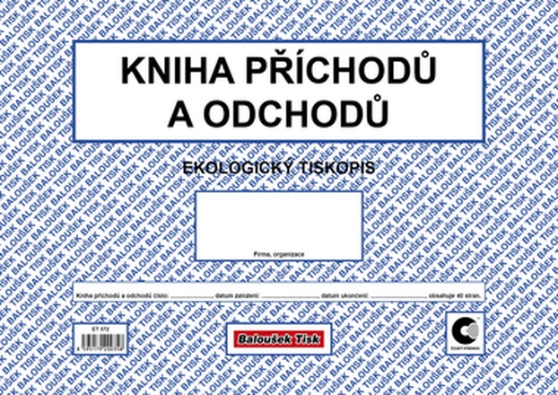 Papírenské zboží - Kniha příchodů a odchodů ET372