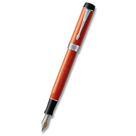 Papírenské zboží - Parker Duofold Classic Big Red Vintage CT hrot F