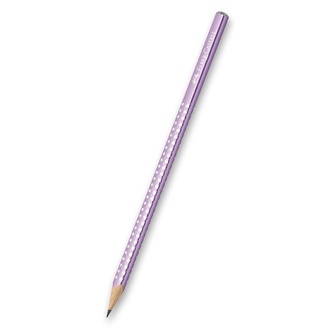Papírenské zboží - Grafitová tužka Faber-Castell Sparkle - perleťové odstíny, sv. fialová