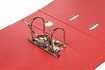 Papírenské zboží - Hebelordner „Standard“, Schutzbodenbeschläge, rot, 75 mm, DIN A4, PP, ESSELTE