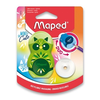 Papírenské zboží - Ořezávátko Maped Loopy Mini Cute 1 otvor, blistr, mix motivů