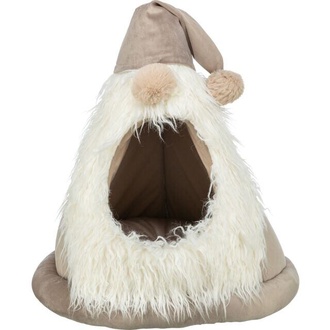 Papírenské zboží - Vánoční jeskyně GNOME, tvar skřítka, o 45 × 47 cm, béžová