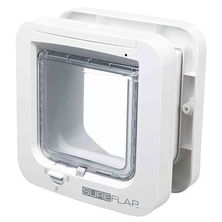 Papírenské zboží - SureFlap 4-cestná dvířka na mikročip 21 x 21 cm - bílé