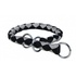 Papírenské zboží - Nylon-Rundkragen CAVO - schwarz/silber  S-M: 35-41cm/12mm