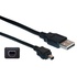 Papírenské zboží - USB-Kabel (2.0), USB A M- 4 pin M, 1.8m, schwarz