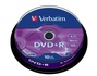 Papírenské zboží - DVD+R 4,7 GB, 16x, AZO, Verbatim, 10 Kuchen