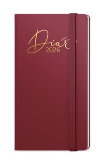 Papírenské zboží - Týdenní diář - Jakub - Luxi - kapesní - bordó